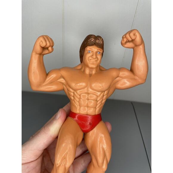 WWF LJN Wrestling Superstars PAUL ORNDORFF "Mr Wonderful" 8" Rubber Figure 1985 - Picture 3 of 13